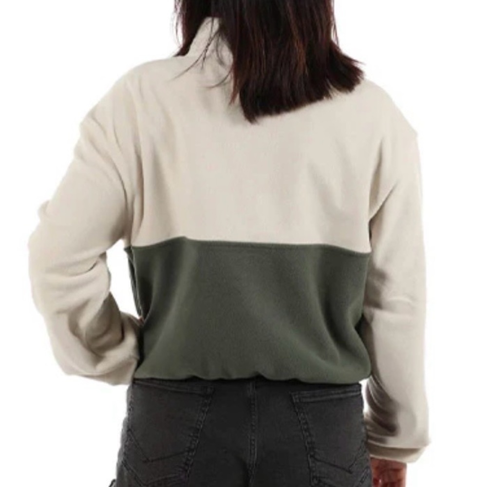 Vans Women's Patchwork Mock Neck Fleece Size S - Picture 2 of 7